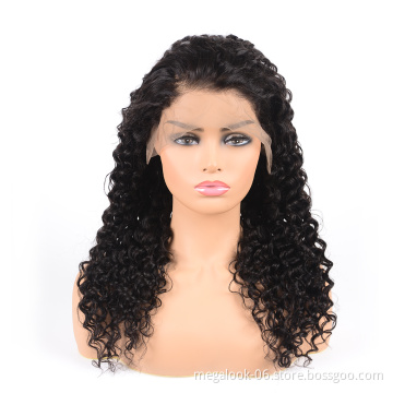 Brazilian Cuticle Aligned Cut From Young Girl One Donor Deep Wave 13X4 Lace Frontal Wigs